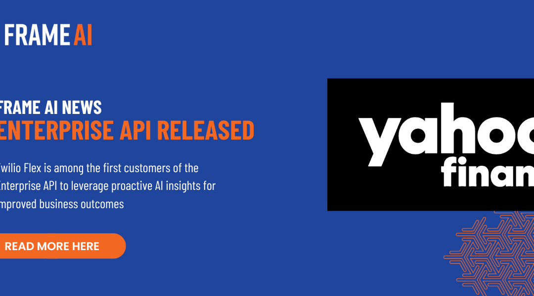 Frame AI Releases Enterprise API to Give Customer Data a Voice